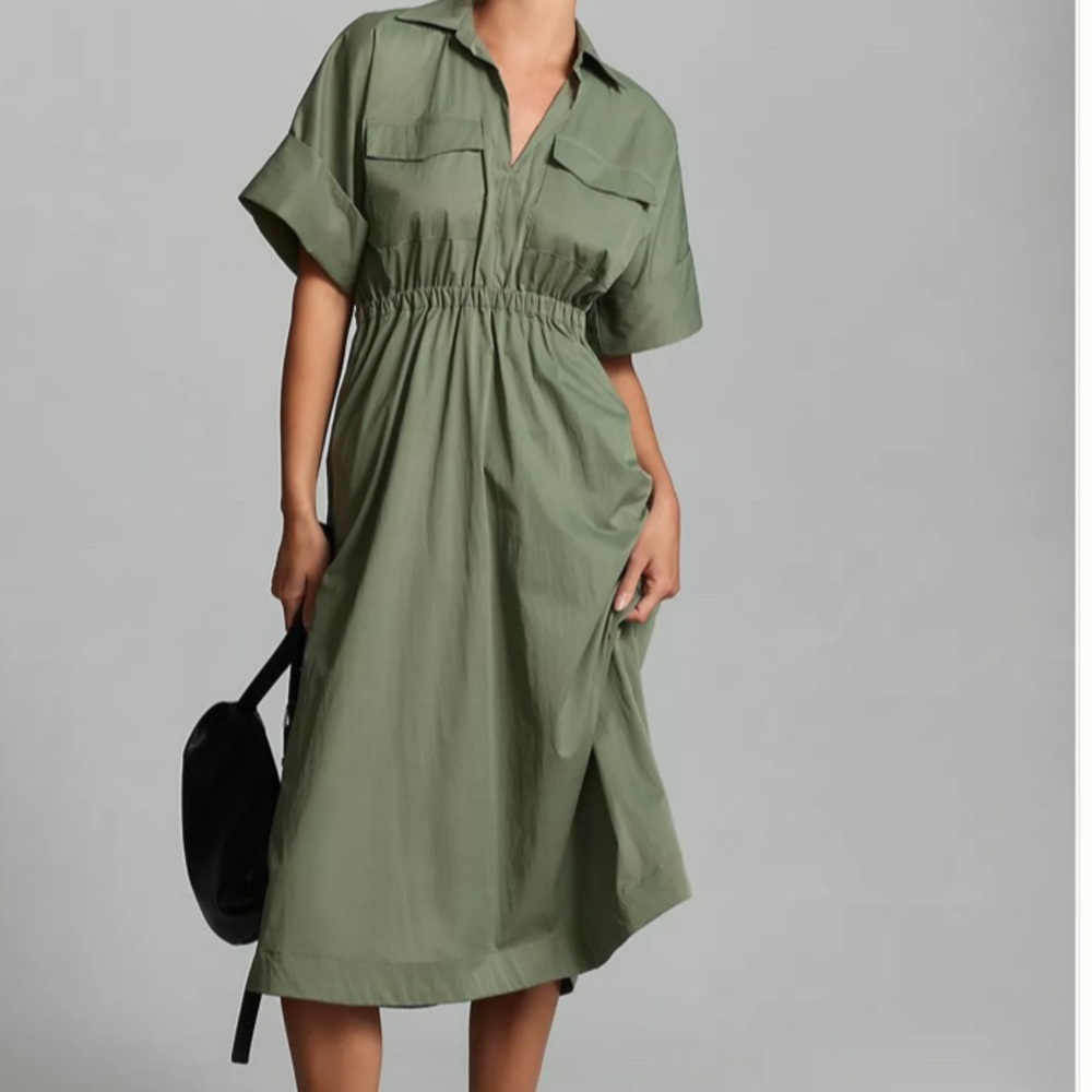 Maeve Utility Shirt Dress